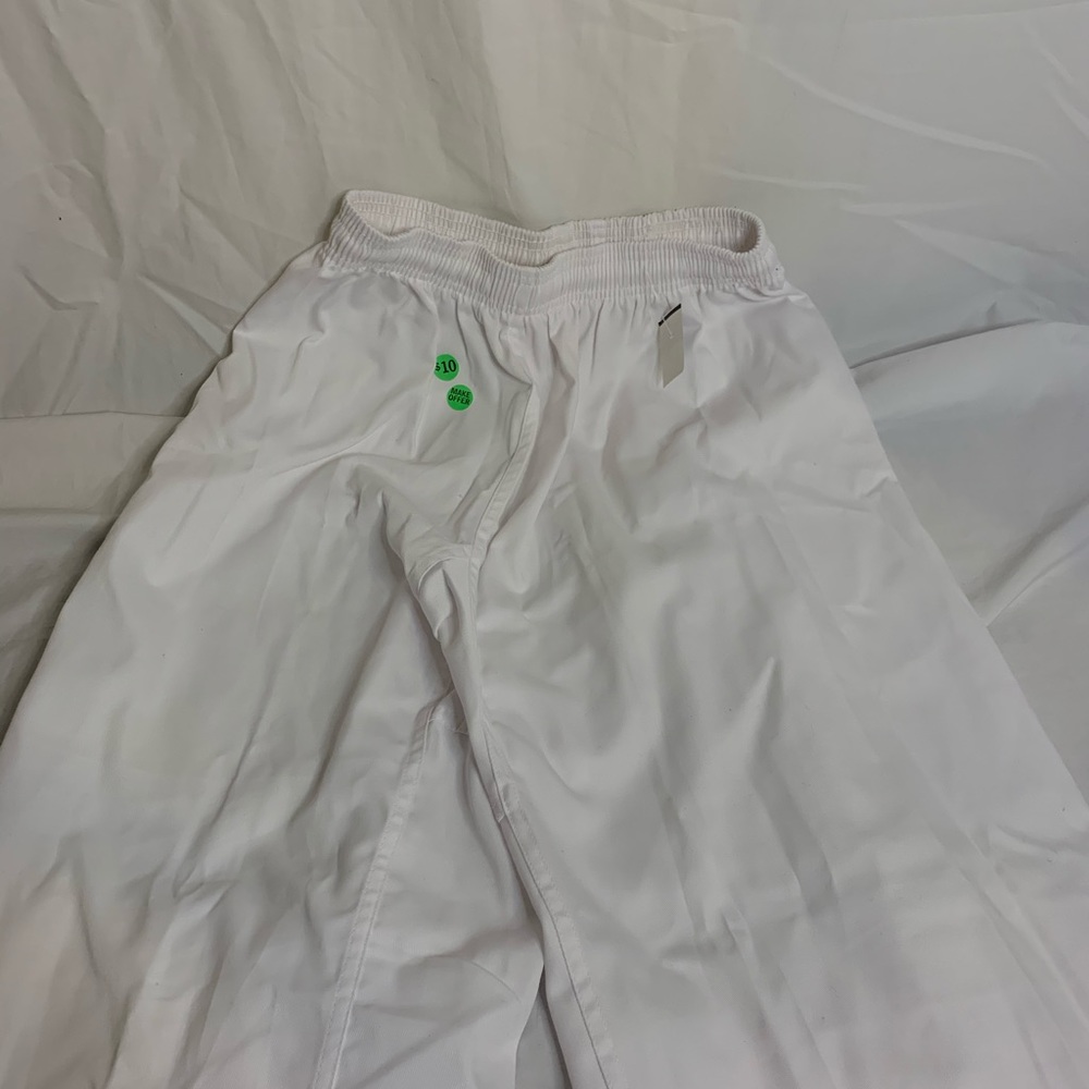 white baggy pants